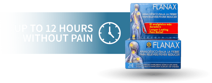 Package with text Until 12 hours without pain